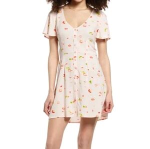 Nordstrom BP Floral Print V-Neck Dress